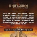 Line up Shutdown festivalu
