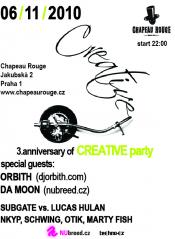 CREATIVE PARTY 3RD ANNIVERSARY