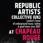 Saytek v sobotu na Republic Artists v Chapeau Rouge